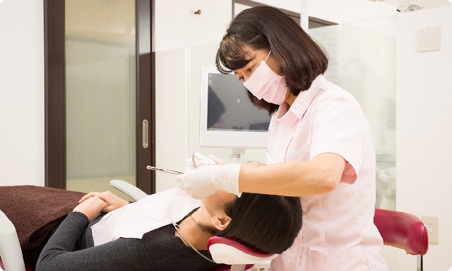 予防と定期検診 写真